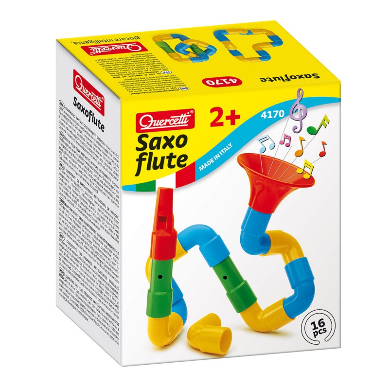 Quercetti Buizen Bouwset Saxofoon, 16dlg.