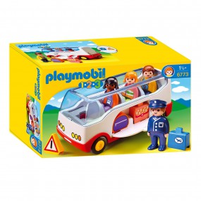 coupon nieuwigheid Eerlijkheid Playmobil 1.2.3. 6773 Autobus