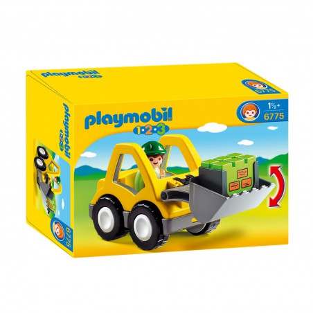 Playmobil 1.2.3. 6775 Graafmachine met Werkman