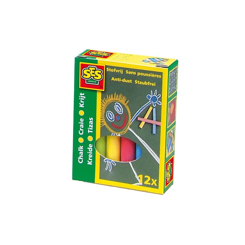SES - Krijt kleuren 12st