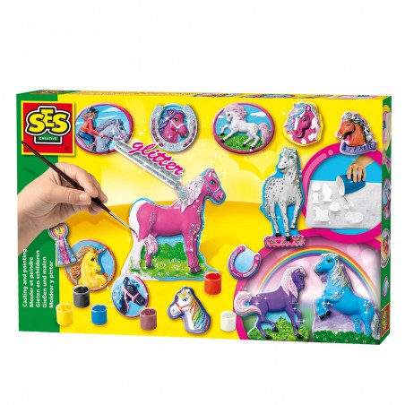 SES - Gieten en schilderen, fantasiepaarden SES - Gieten en schilderen, fantasiepaarden