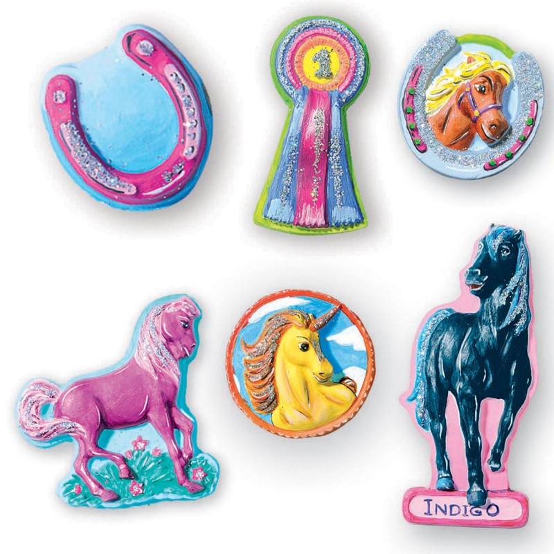 SES - Gieten en schilderen, fantasiepaarden