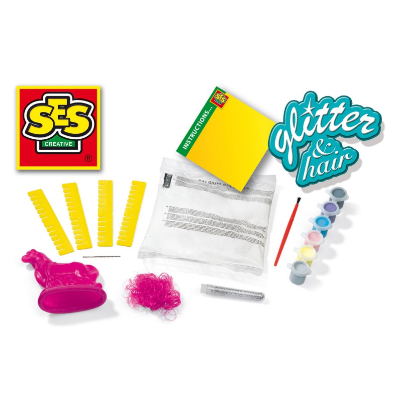 SES Gips Gieten en Schilderen - Paard met Manen