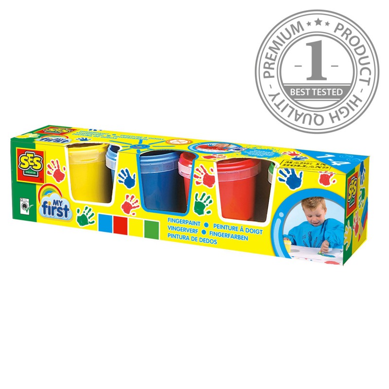 SES My First Vingerverf 4x150ml