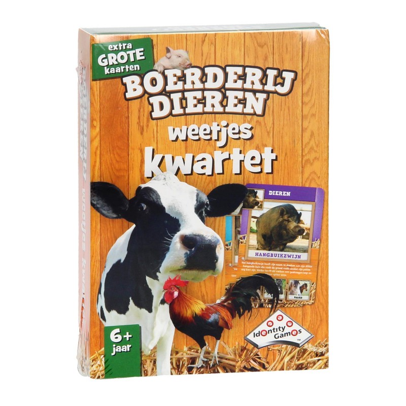 Boerderijdieren Weetjes Kwartet