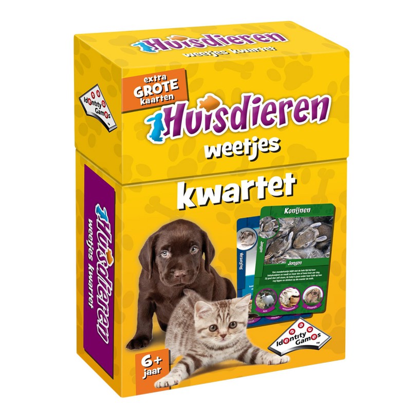 Huisdieren Weetjes Kwartet