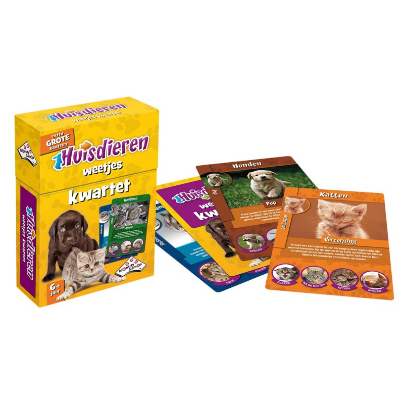 Huisdieren Weetjes Kwartet