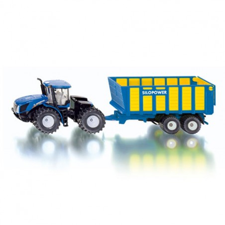 Siku 1947 - New Holland tractor + silagewagen 1:50