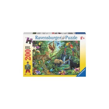 Ravensburger 200stukjes Dieren in de jungle