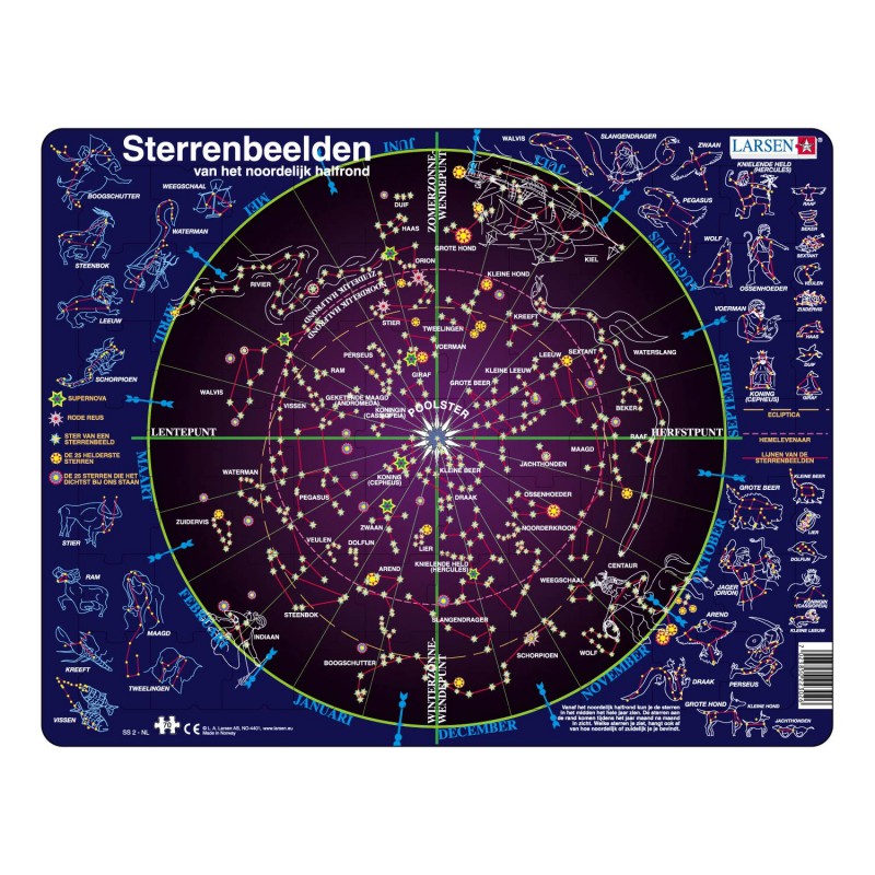 Puzzel Maxi Sterrenbeelden, 70st.