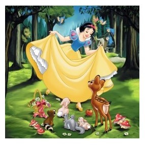 Ravensburger 49stukjes Sneeuwwitje, Assepoester, Ariel