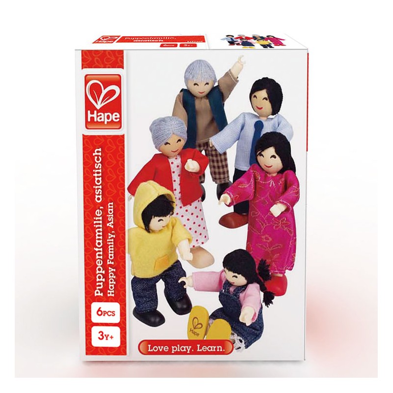 Hape Poppenhuis Familie Aziatisch