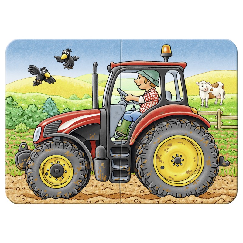 Op het werk 2+4+6+8 stukjes Ravensburger: My First Puzzles