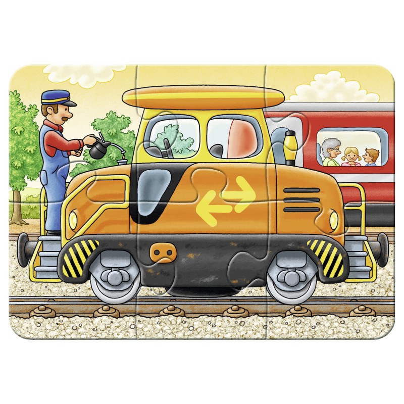 Op het werk 2+4+6+8 stukjes Ravensburger: My First Puzzles