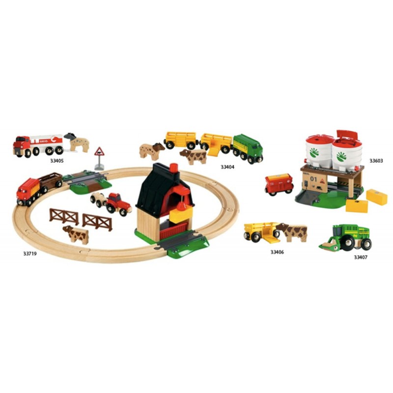 Brio treinset met boerderij