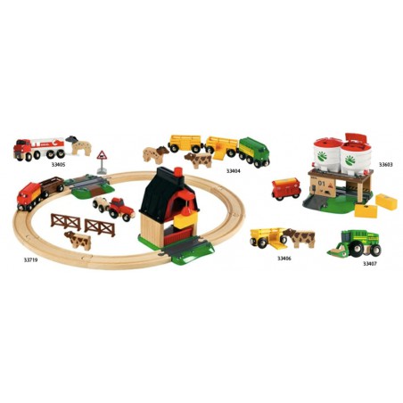 Brio treinset met boerderij