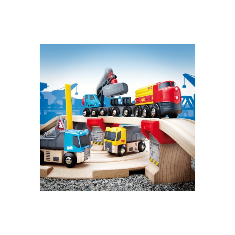 Brio spoor en weg transportset