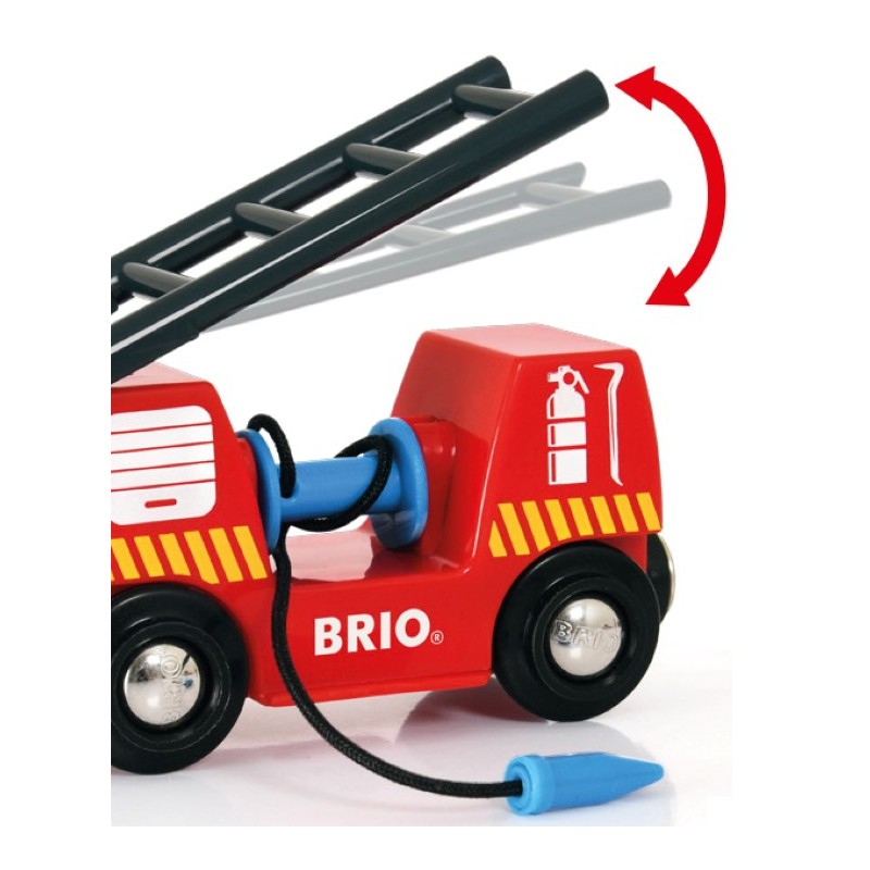 Brio trein van de brandweer