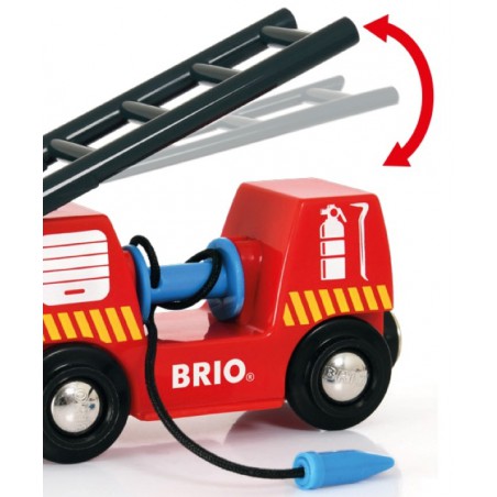 Brio trein van de brandweer