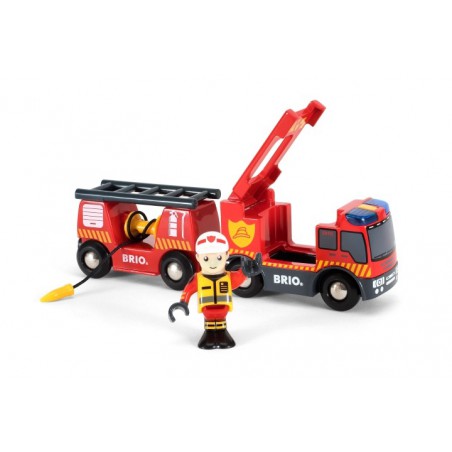 Brio brandweer locomotief