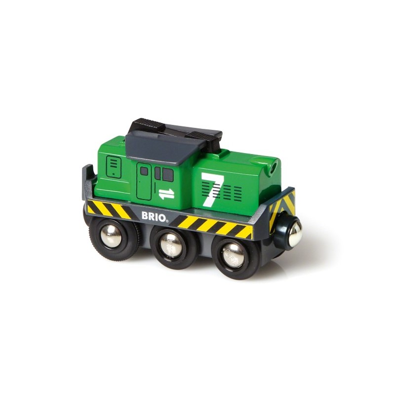 Brio locomotief voor goederentrein op batterijen