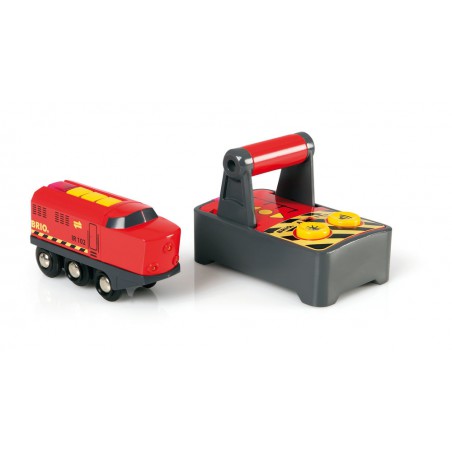 Brio rode RC locomotief met afstandsbediening