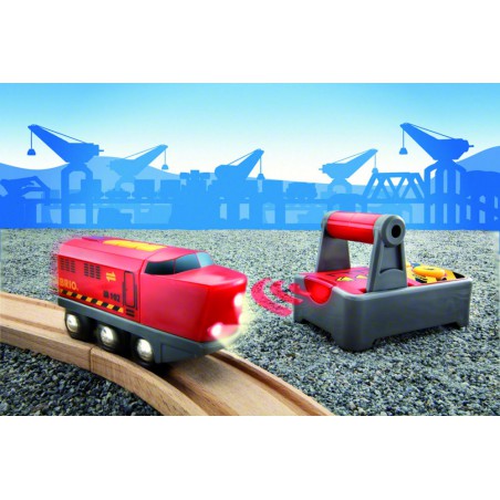 Brio rode RC locomotief met afstandsbediening