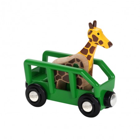 Brio wagon met giraffe