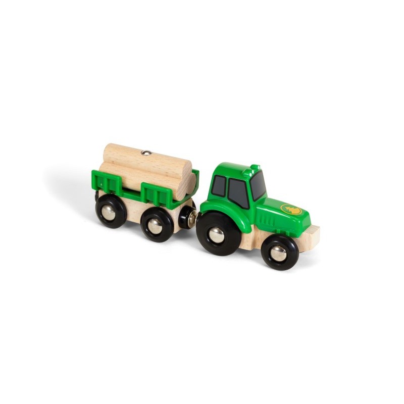 Brio tractor met aanhanger