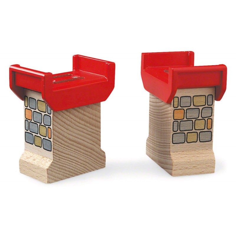 Brio spoorbrug pijlers