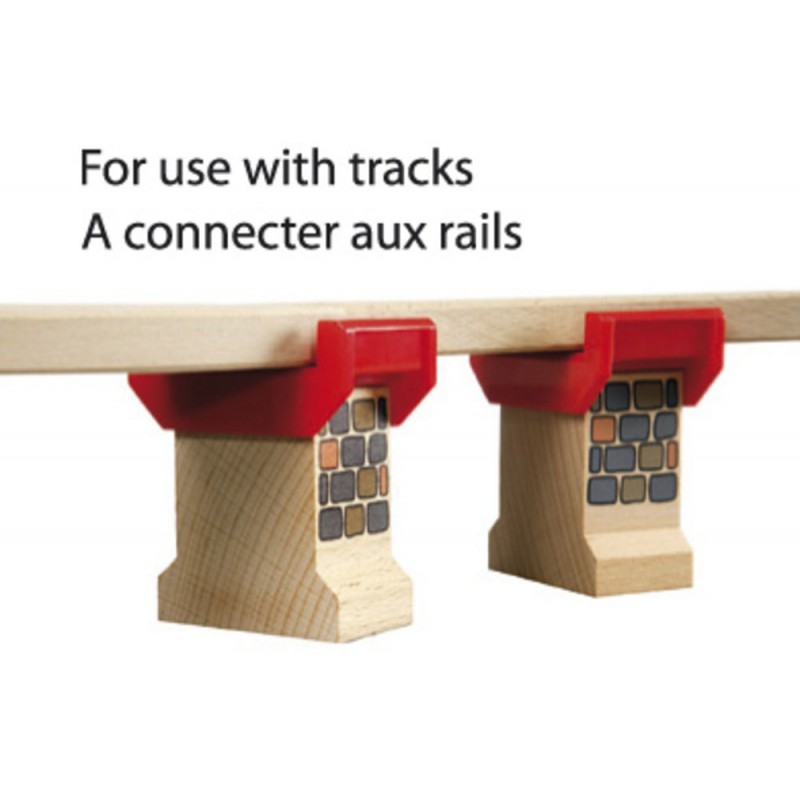 Brio spoorbrug pijlers