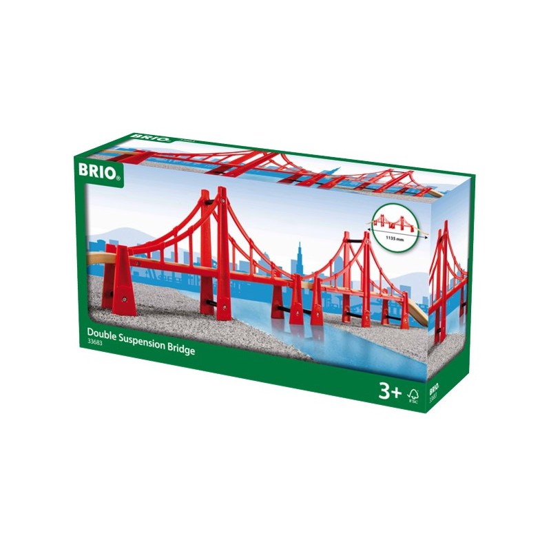 Brio - 33683 Dubbele hangbrug