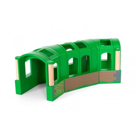 Brio groene flexibele tunnel