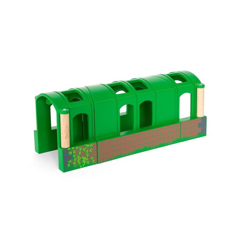 Brio groene flexibele tunnel