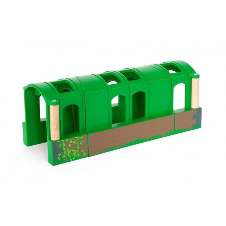 Brio groene flexibele tunnel