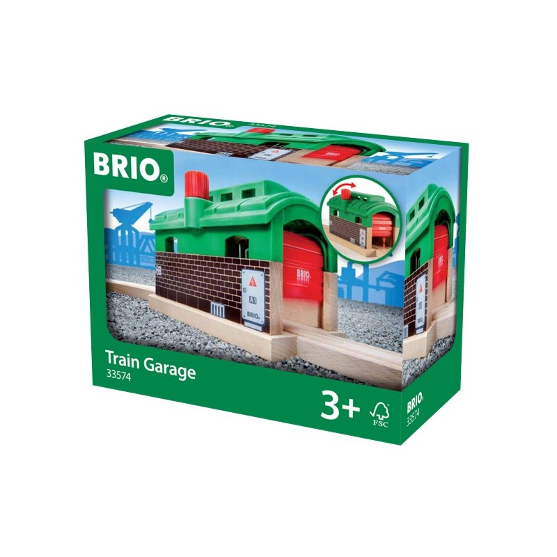 Brio treingarage met roldeuren