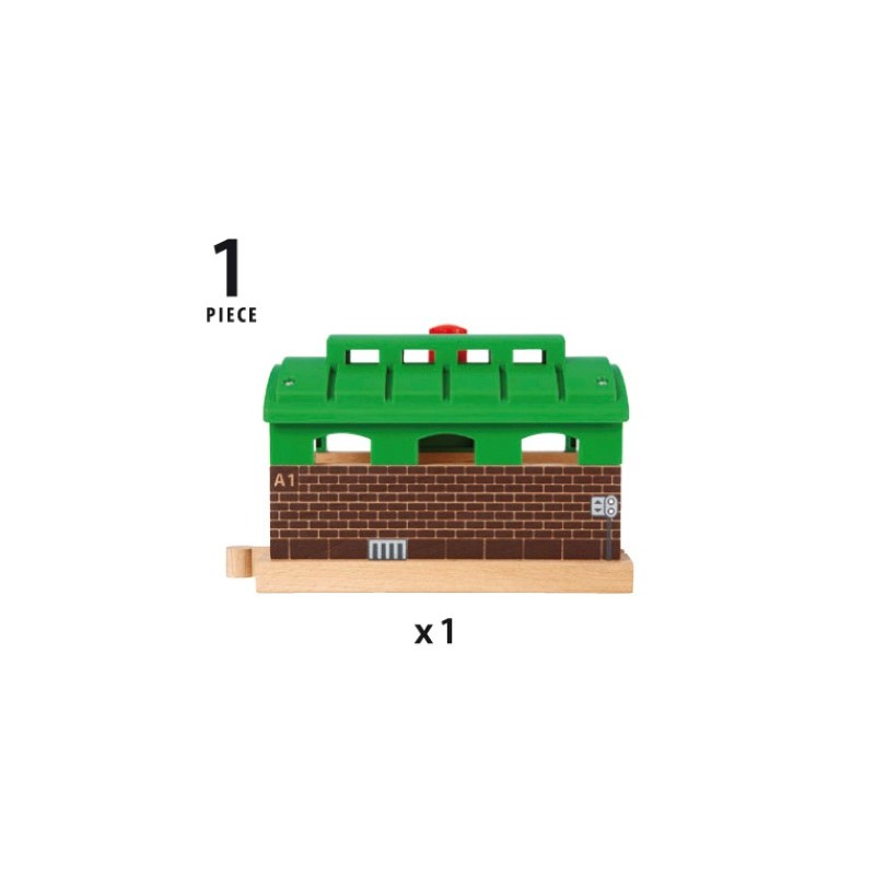 Brio treingarage met roldeuren