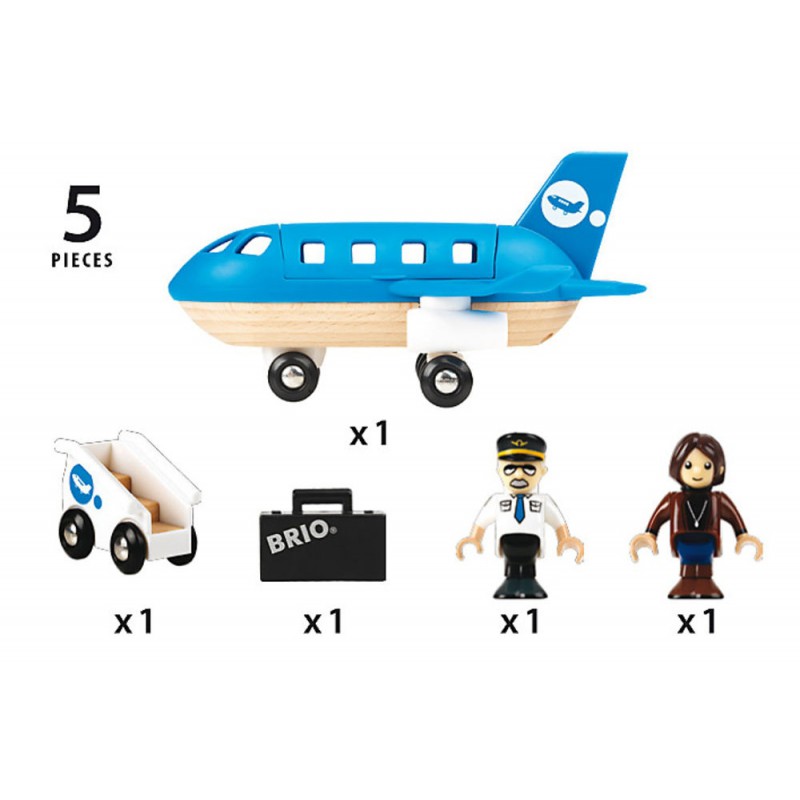 Brio vliegtuig instapset