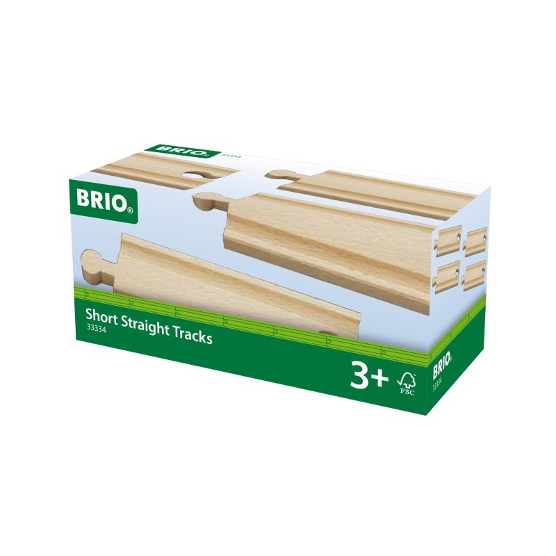 Brio halve rechte rails