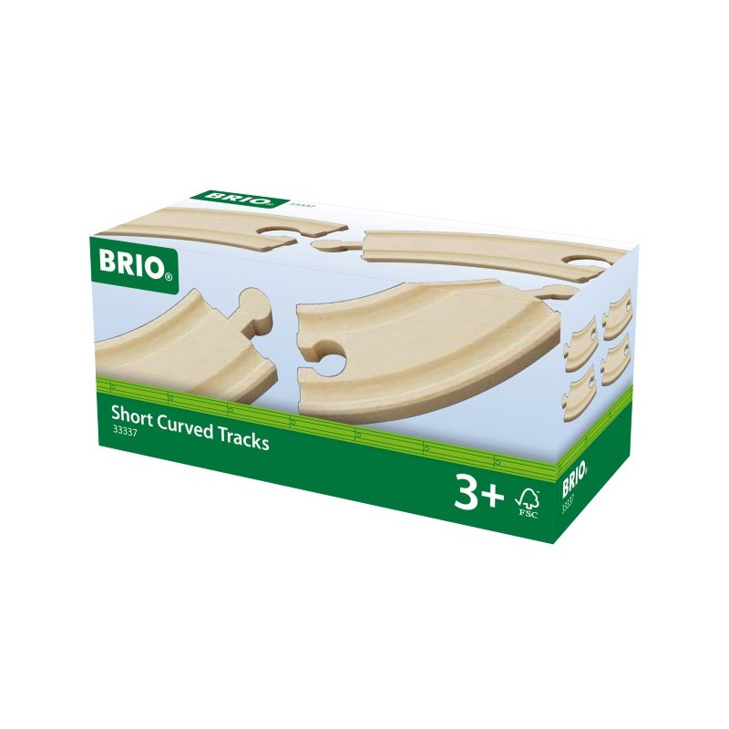 Brio gebogen korte rails