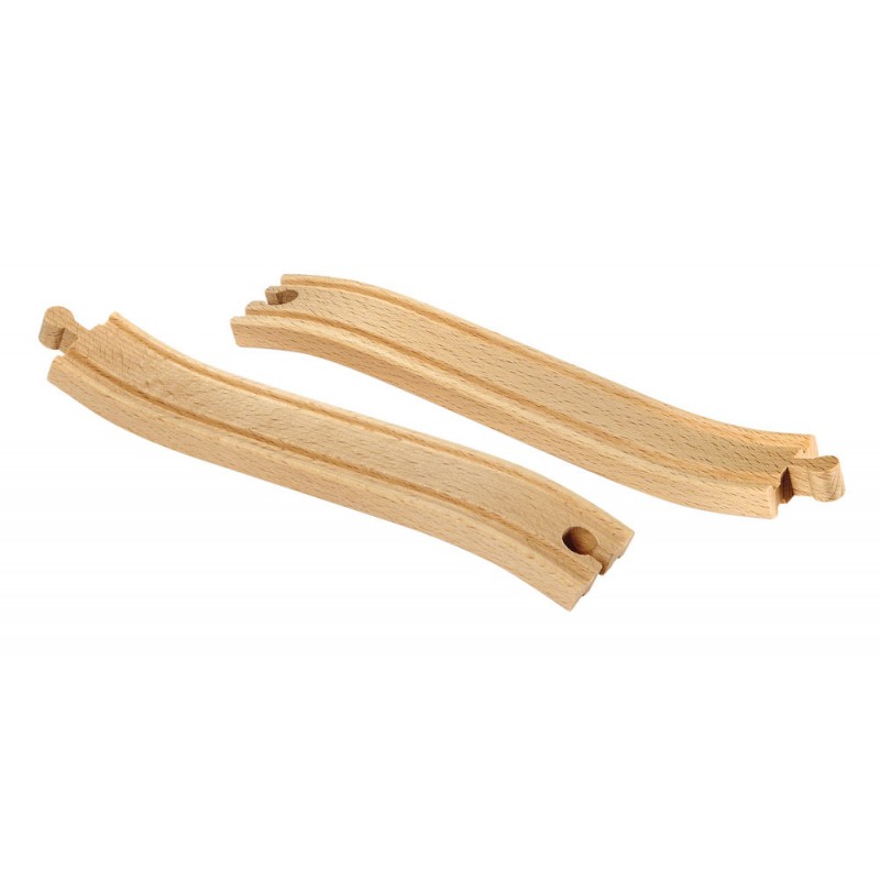 Brio rails voor spoorbrug