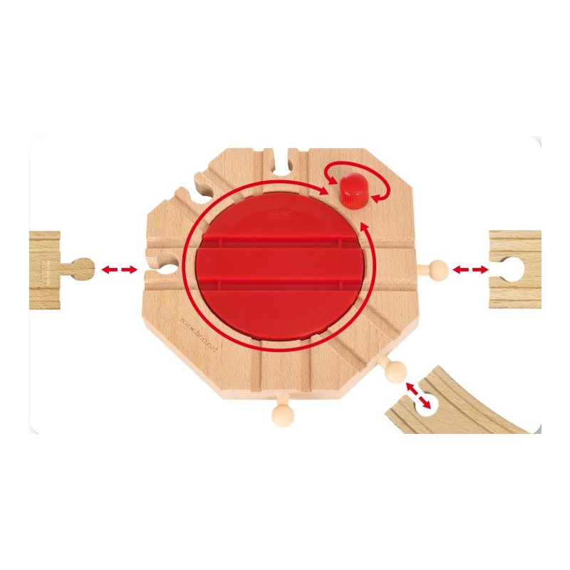 Brio mechanische draaitafel