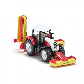 Siku 1672 - Steyr tractor + Pöttinger maaicombinatie 1:87