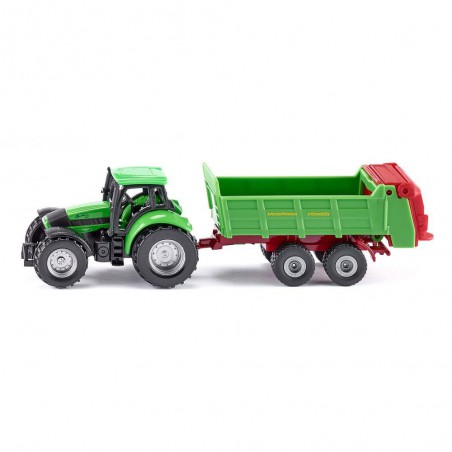 Siku 1673 - Tractor DF met universele mestspreider 1:64